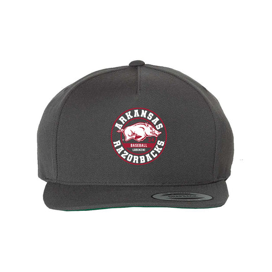 Arkansas - NCAA Baseball : Joey Lorenzini - Snapback Hat-0