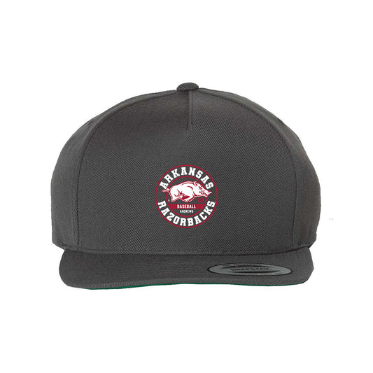 Arkansas - NCAA Baseball : Tag Andrews - Snapback Hat