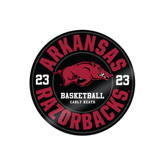 Arkansas - NCAA Women's Basketball : Carly Keats - Stickers