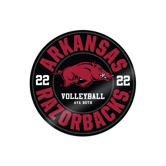 Arkansas - NCAA Women's Volleyball : Ava Roth - Stickers