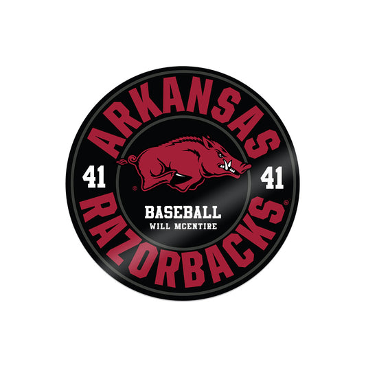 Arkansas - NCAA Baseball : Will McEntire - Stickers