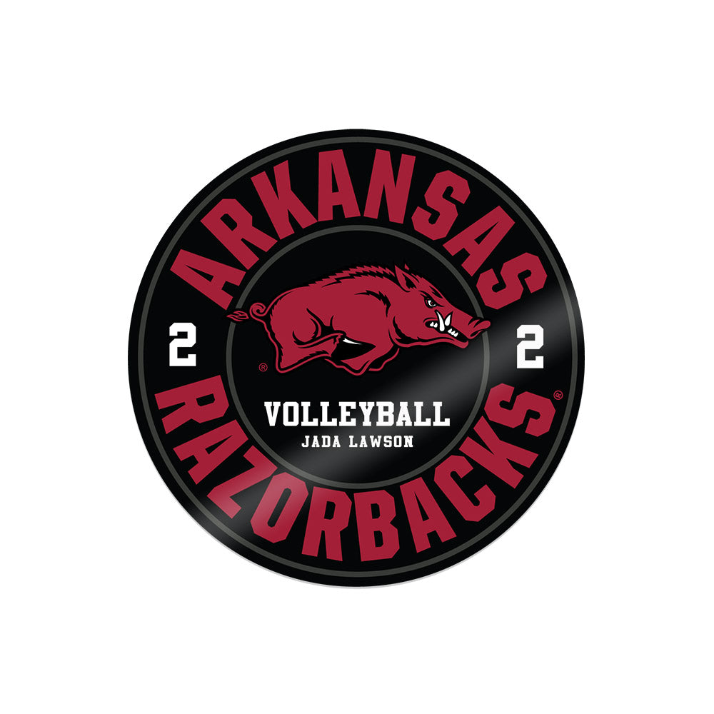 Arkansas - NCAA Women's Volleyball : Jada Lawson - Stickers