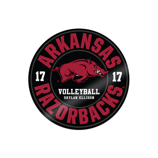 Arkansas - NCAA Women's Volleyball : Skylar Ellison - Stickers