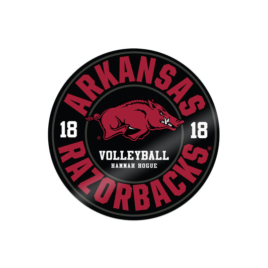 Arkansas - NCAA Women's Volleyball : Hannah Hogue - Stickers