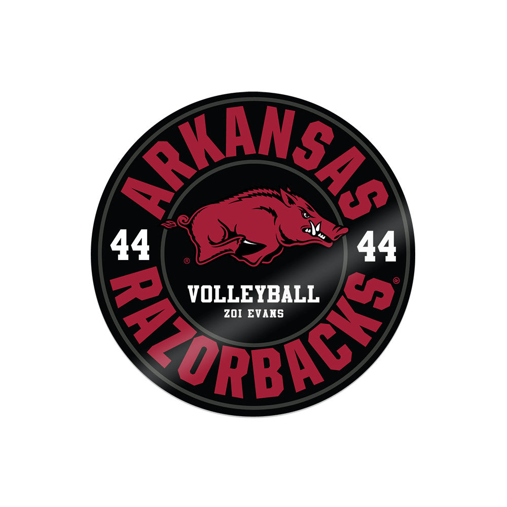 Arkansas - NCAA Women's Volleyball : Zoi Evans - Stickers
