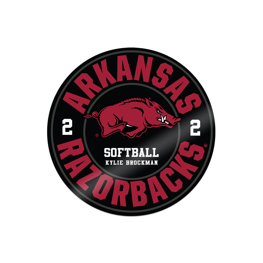 Arkansas - NCAA Softball : Kylie Brockman - Stickers