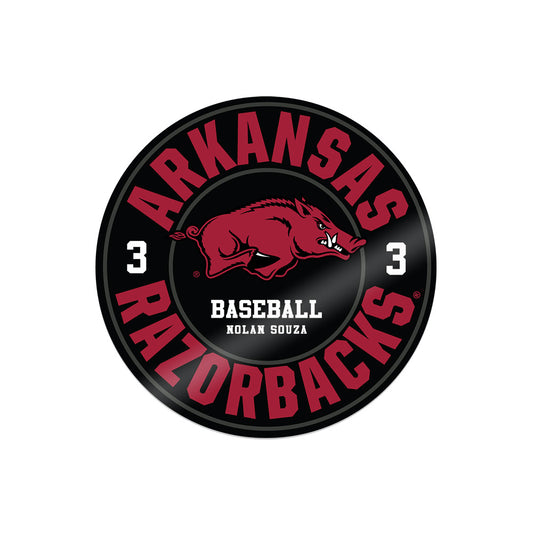 Arkansas - NCAA Baseball : Nolan Souza - Stickers