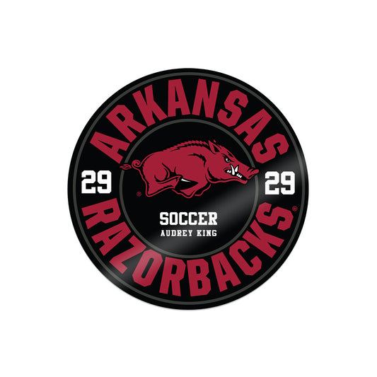 Arkansas - NCAA Women's Soccer : Audrey King - Stickers