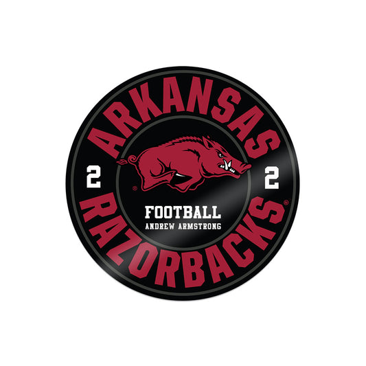 Arkansas - NCAA Football : Andrew Armstrong - Stickers