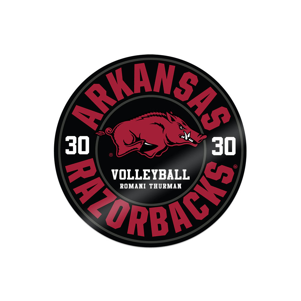 Arkansas - NCAA Women's Volleyball : Romani Thurman - Sticker