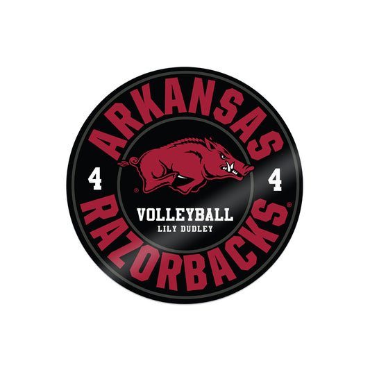 Arkansas - NCAA Women's Volleyball : Lily Dudley - Stickers