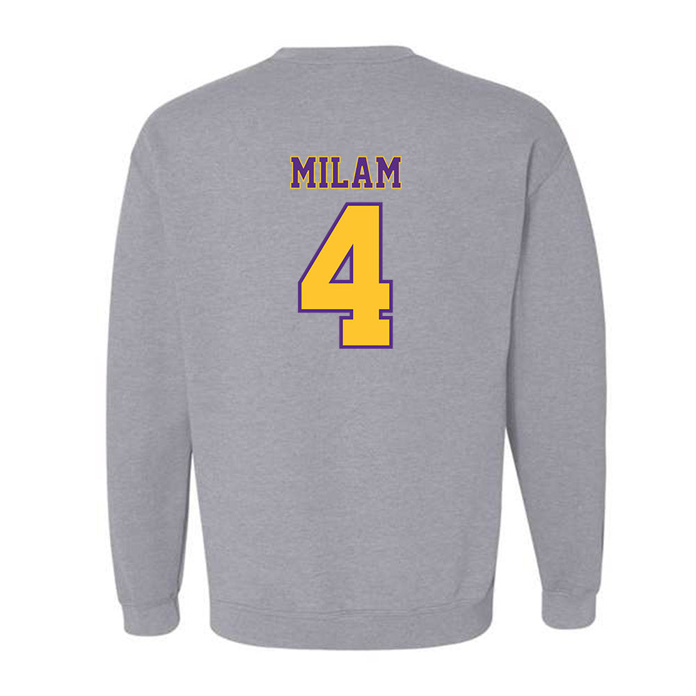 LSU - NCAA Baseball : Steven Milam - Crewneck Sweatshirt Classic Shersey