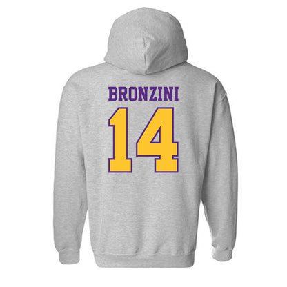 LSU - NCAA Baseball : Nic Bronzini - Hooded Sweatshirt Classic Shersey