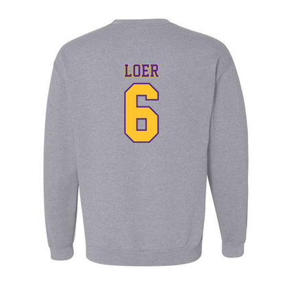 LSU - NCAA Baseball : Justin Loer - Crewneck Sweatshirt Classic Shersey