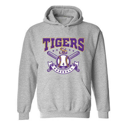 LSU - NCAA Baseball : Steven Milam - Hooded Sweatshirt Classic Shersey