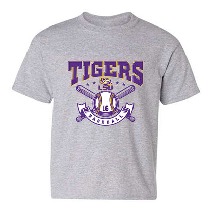 LSU - NCAA Baseball : Ethan Frey - Classic Shersey Youth T-Shirt-0