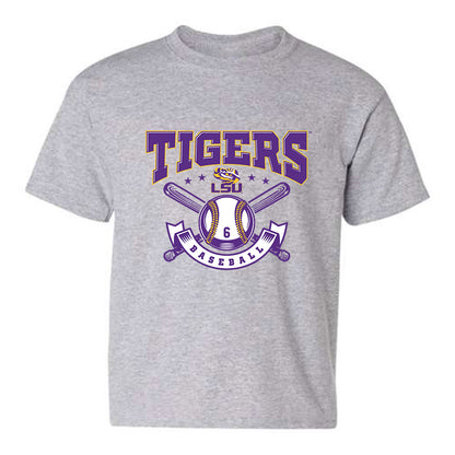 LSU - NCAA Baseball : Justin Loer - Youth T-Shirt Classic Shersey