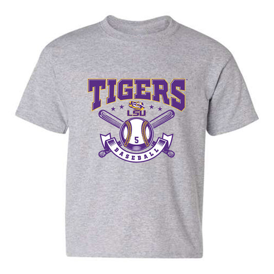 LSU - NCAA Baseball : Tanner Reaves - Classic Shersey Youth T-Shirt