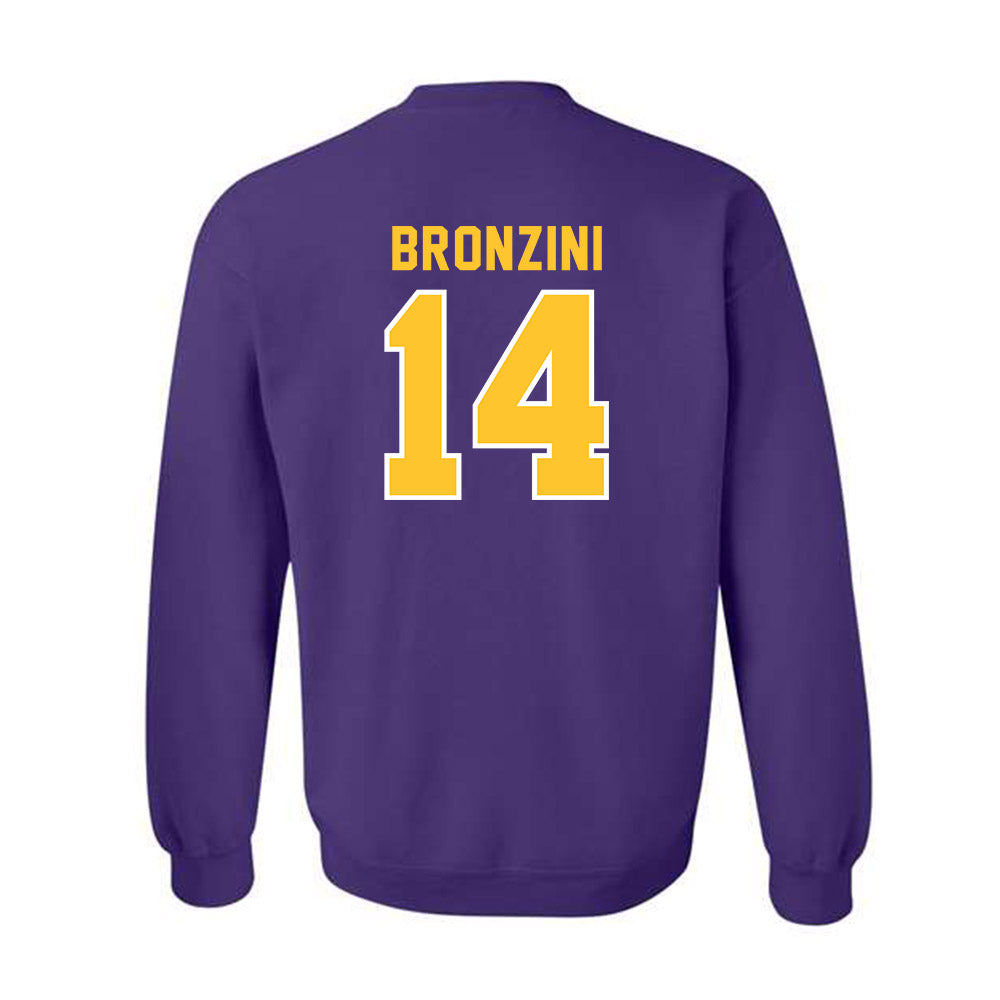 LSU - NCAA Baseball : Nic Bronzini - Crewneck Sweatshirt Classic Shersey