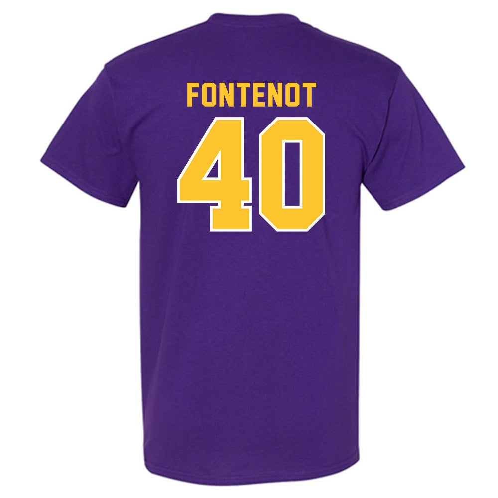 LSU - NCAA Baseball : Grant Fontenot - Classic Shersey T-Shirt-1