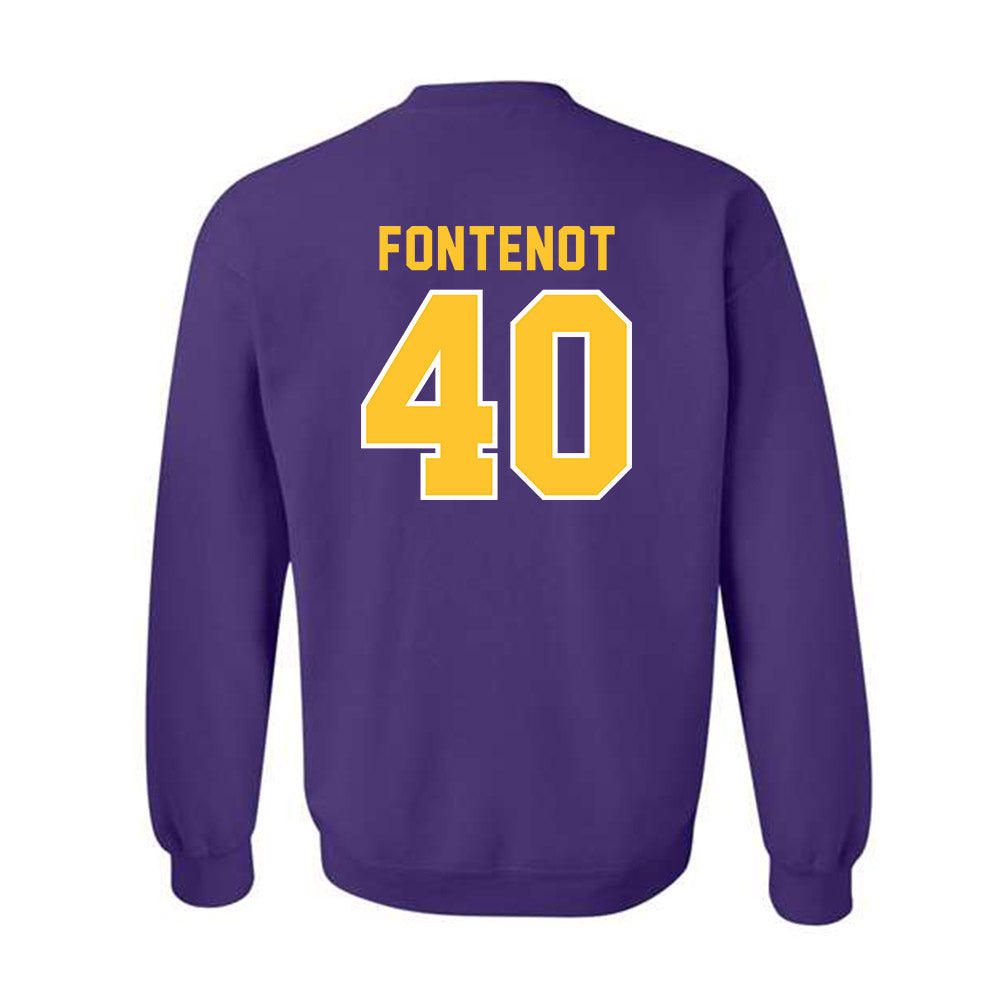 LSU - NCAA Baseball : Grant Fontenot - Classic Shersey Crewneck Sweatshirt-1