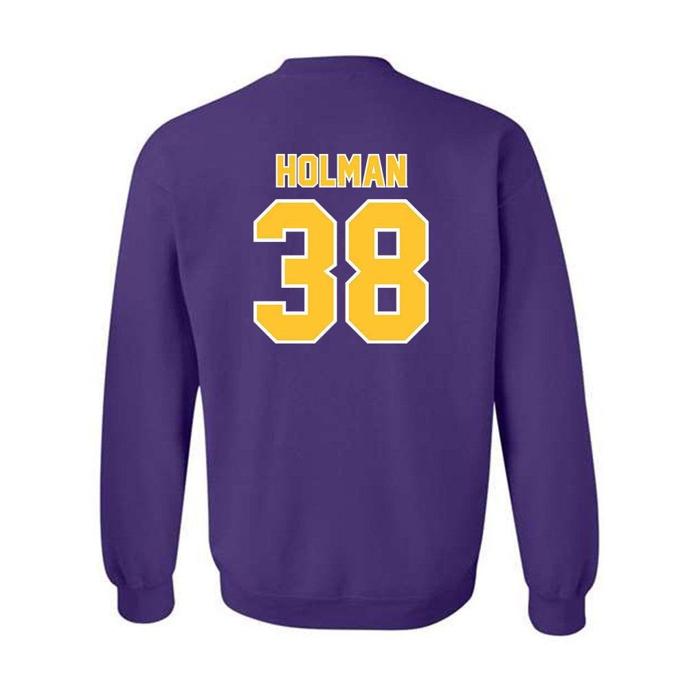 LSU - NCAA Baseball : Luke Holman - Crewneck Sweatshirt Classic Shersey