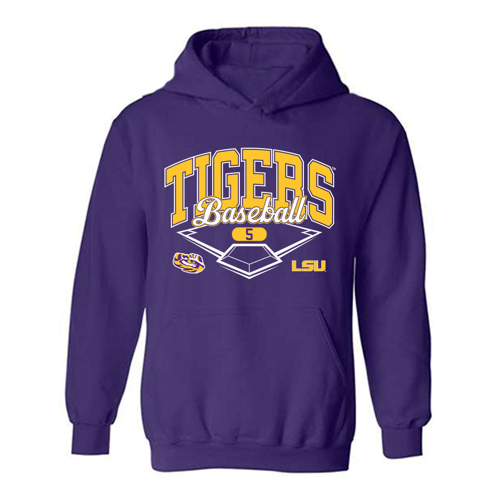 LSU - NCAA Baseball : Tanner Reaves - Classic Shersey Hooded Sweatshirt