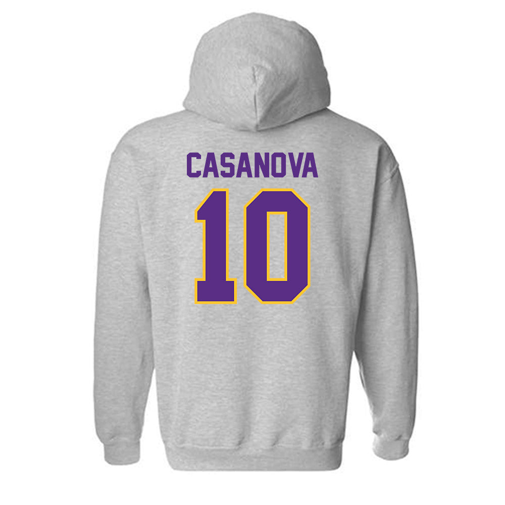 LSU - NCAA Softball : Emilee Casanova - Hooded Sweatshirt Classic Shersey