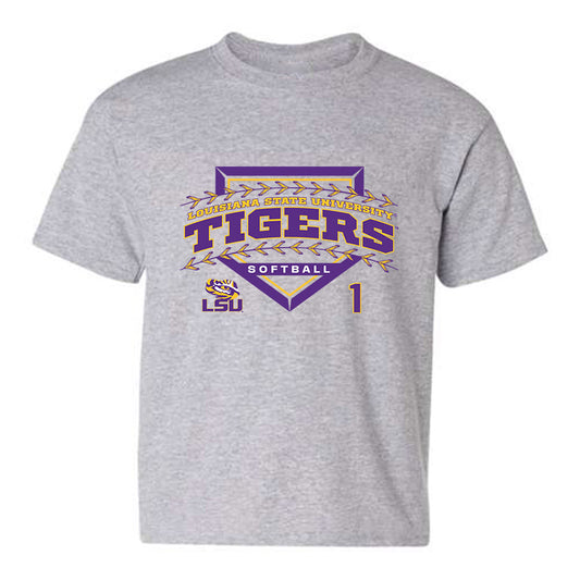 LSU - NCAA Softball : Sydney Peterson - Youth T-Shirt Classic Shersey