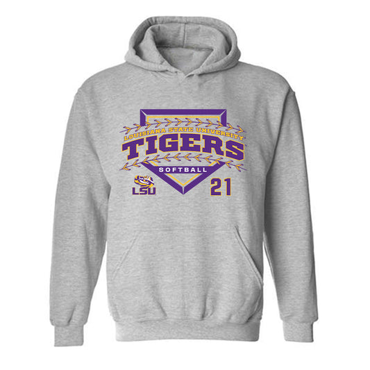 LSU - NCAA Softball : Cece Cellura - Classic Shersey Hooded Sweatshirt-0