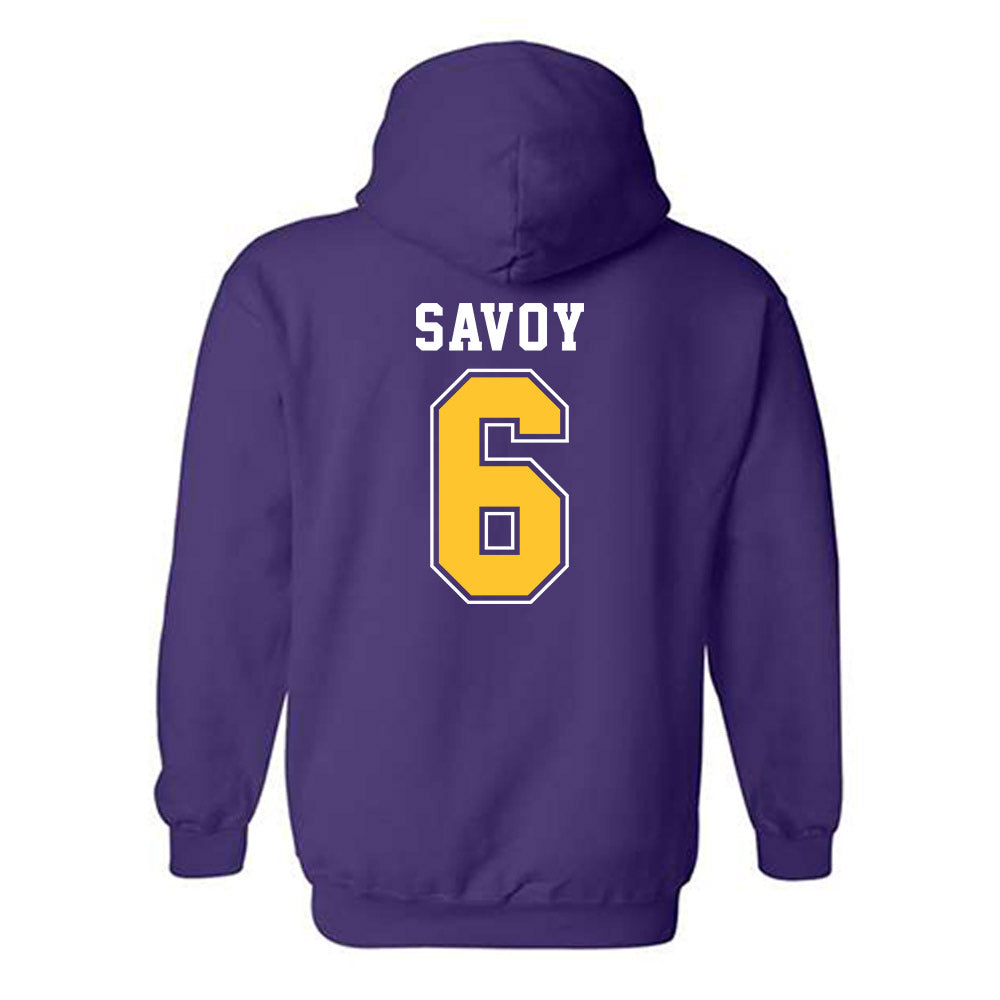 LSU - NCAA Softball : Abigail Savoy - Hooded Sweatshirt Classic Shersey