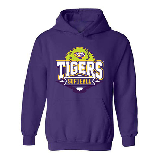 LSU - NCAA Softball : Abigail Savoy - Hooded Sweatshirt Classic Shersey