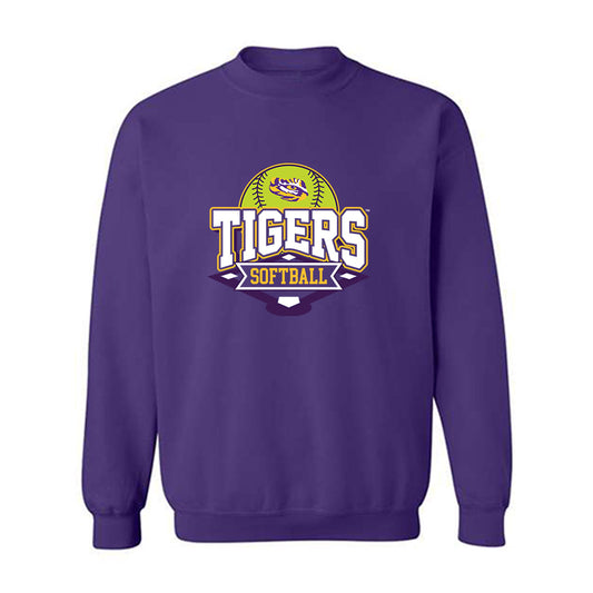 LSU - NCAA Softball : Tori Edwards - Classic Shersey Crewneck Sweatshirt-0