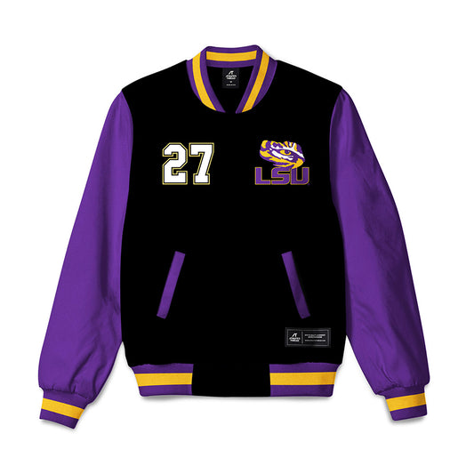 LSU - NCAA Football : Josh Williams - Bomber Jacket