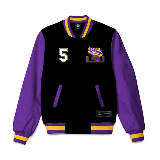 LSU - NCAA Softball : Ashley Vallejo - Bomber Jacket-0