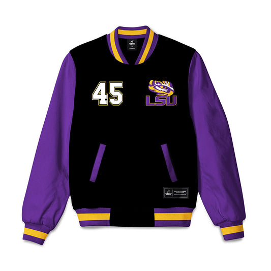 LSU - NCAA Football : Jake Davis - Bomber Jacket