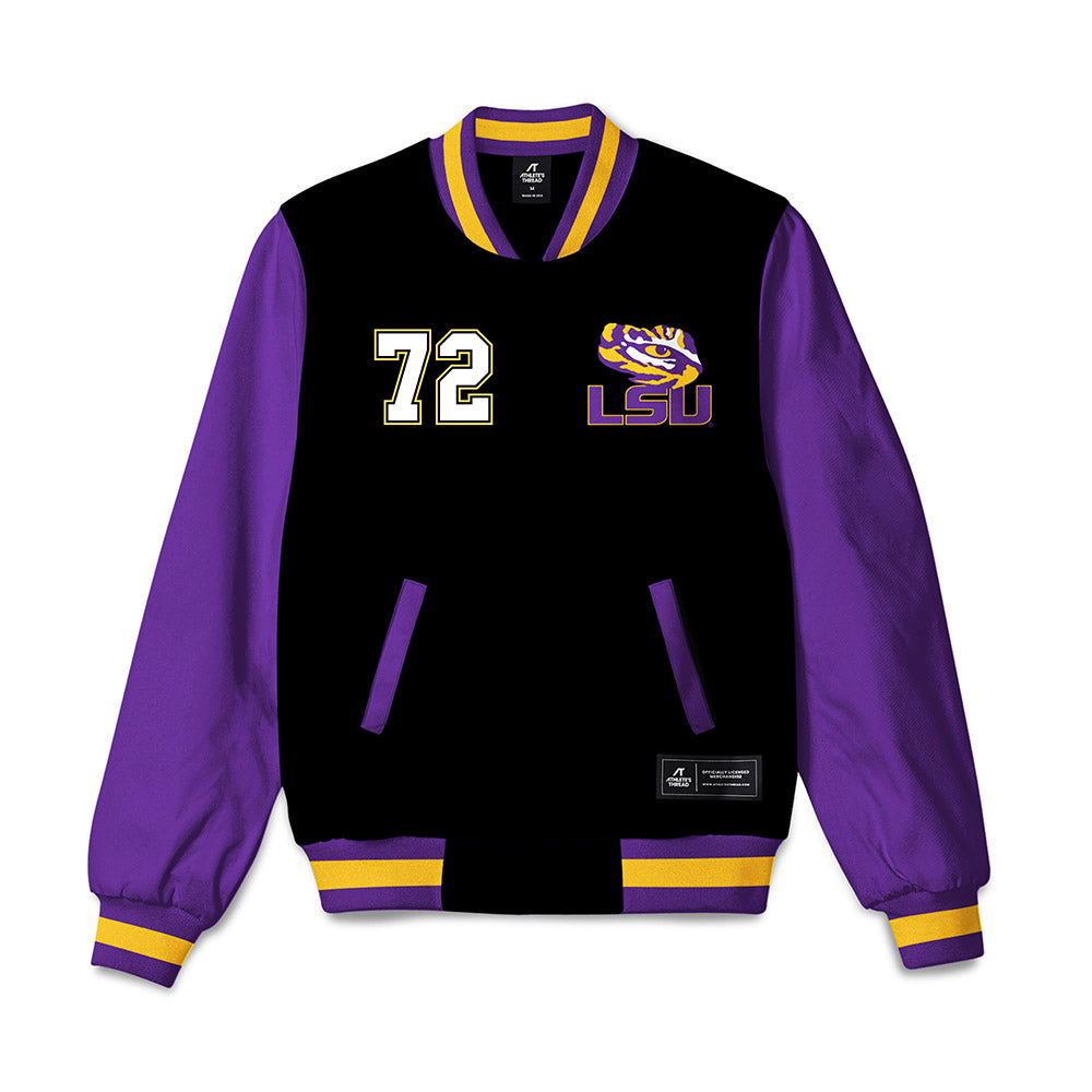 LSU - NCAA Football : Garrett Dellinger - Bomber Jacket