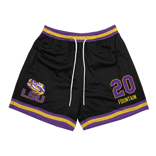 LSU - NCAA Men's Basketball : Derek Fountain - Shorts