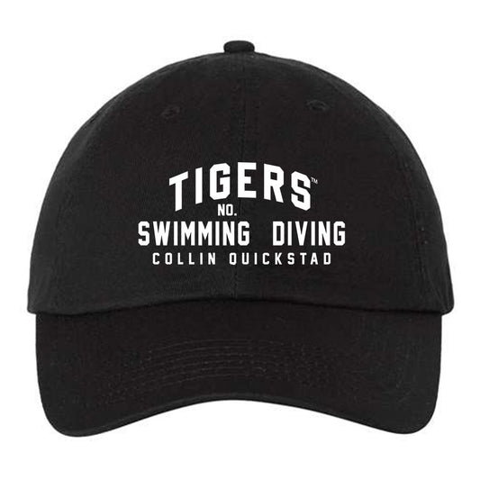 LSU - NCAA Men's Swimming & Diving : Collin Quickstad - Dad Hat-0