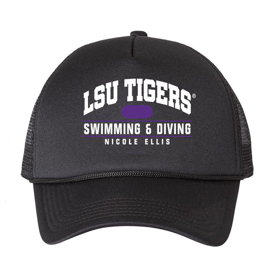 LSU - NCAA Men's Swimming & Diving : Nicole Ellis - Trucker Hat-0