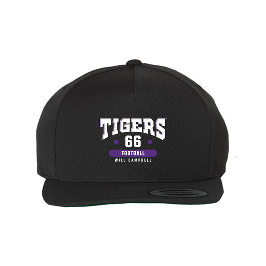 LSU - NCAA Football : Will Campbell - Snapback Hat