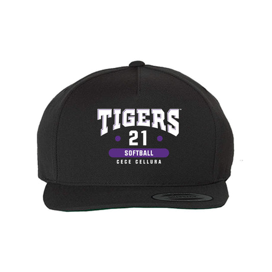 LSU - NCAA Softball : Cece Cellura - Snapback Hat-0