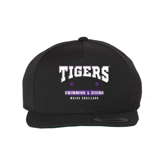 LSU - NCAA Women's Swimming & Diving : Malou Douillard - Snapback Hat-0
