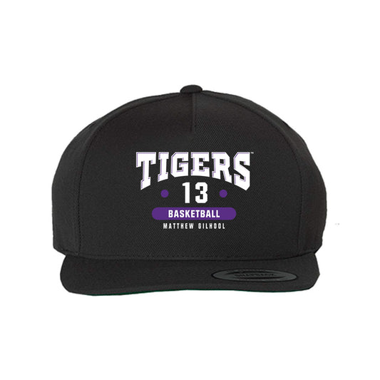 LSU - NCAA Men's Basketball : Matthew Gilhool - Snapback Hat-0