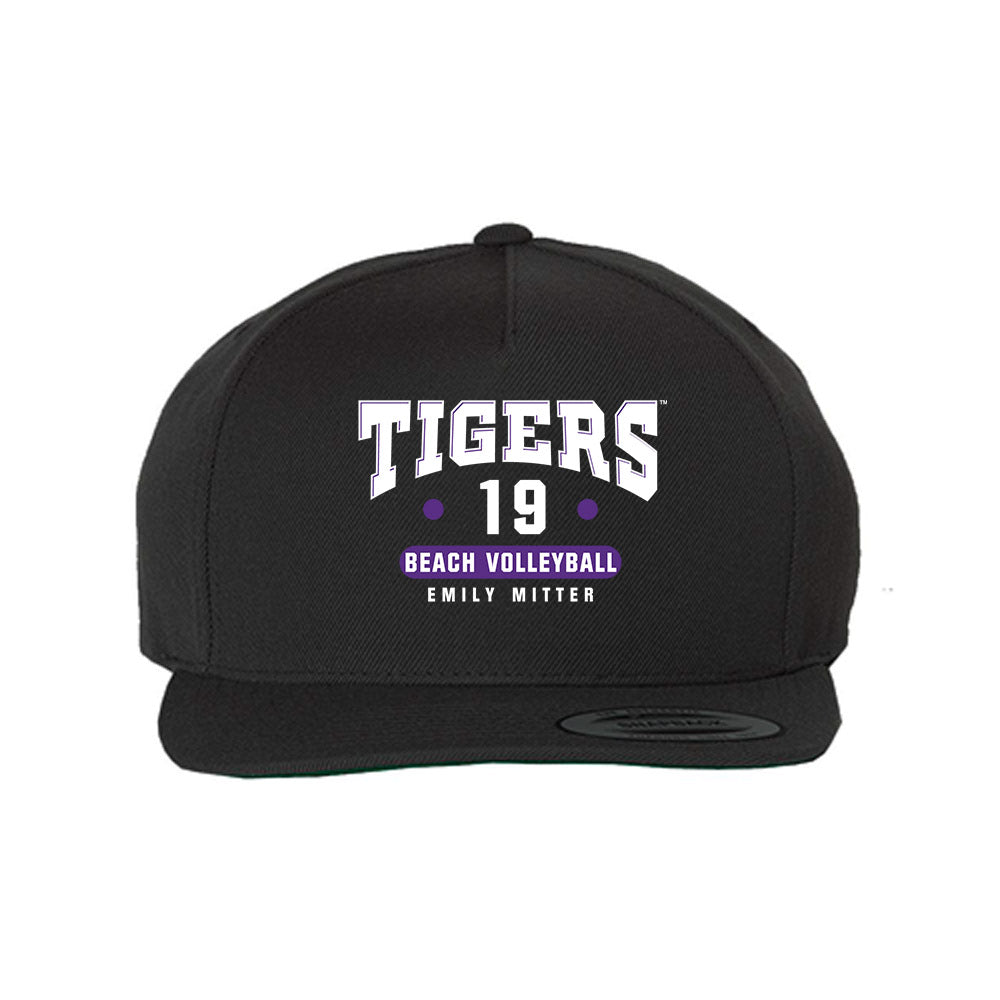 LSU - NCAA Beach Volleyball : Emily Mitter - Snapback Hat