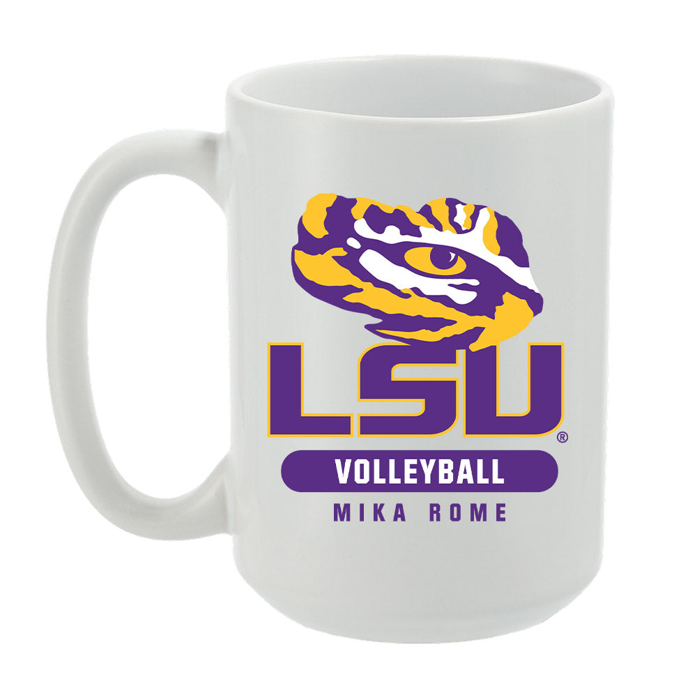 LSU - NCAA Women's Volleyball : Mika Rome - Coffee Mug