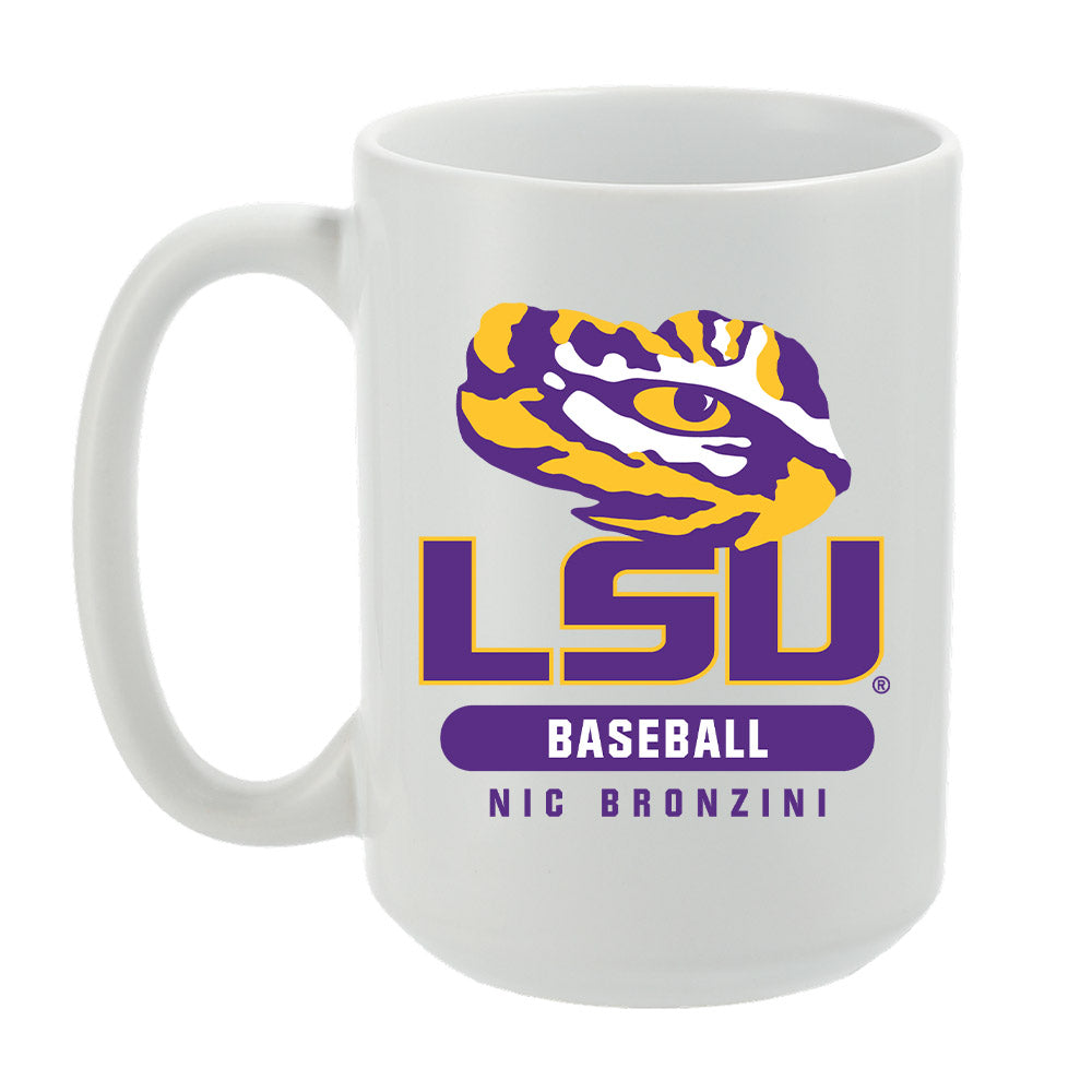 LSU - NCAA Baseball : Nic Bronzini - Coffee Mug