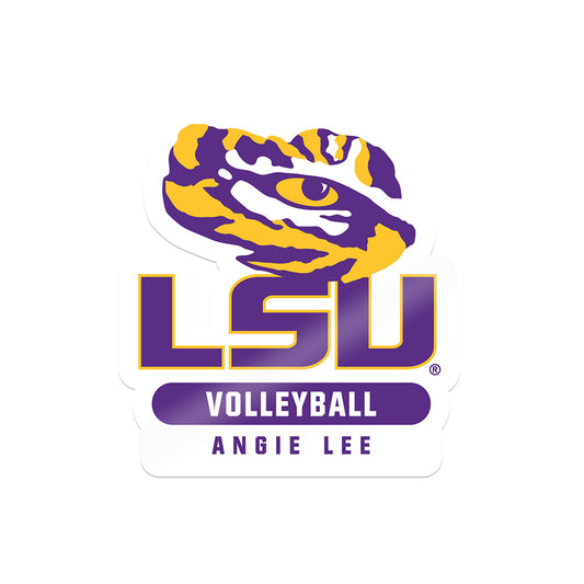 LSU - NCAA Women's Volleyball : Angie Lee - Sticker