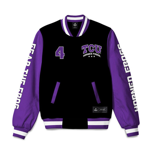 TCU - NCAA Football : Namdi Obiazor - Bomber Jacket Black