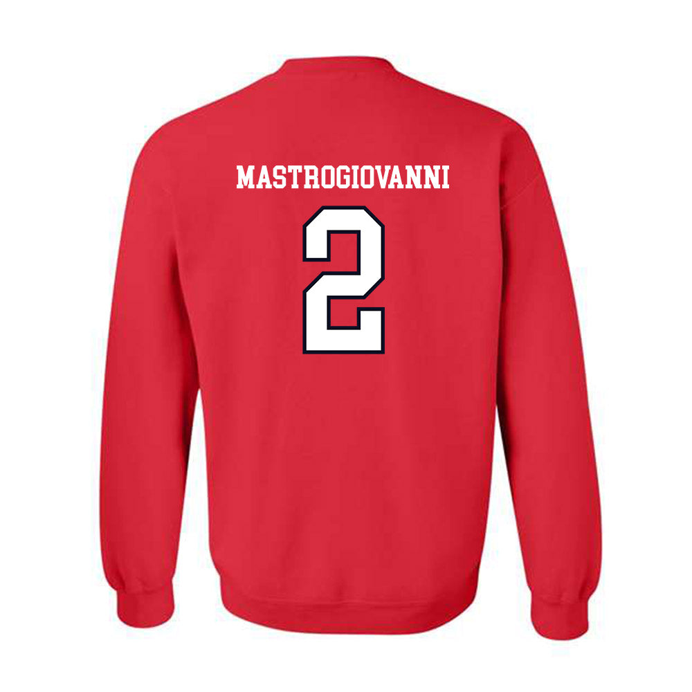 St. Johns - NCAA Men's Lacrosse : Luke Mastrogiovanni - Sports Shersey Crewneck Sweatshirt-1